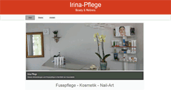 Desktop Screenshot of irina-pflege.ch